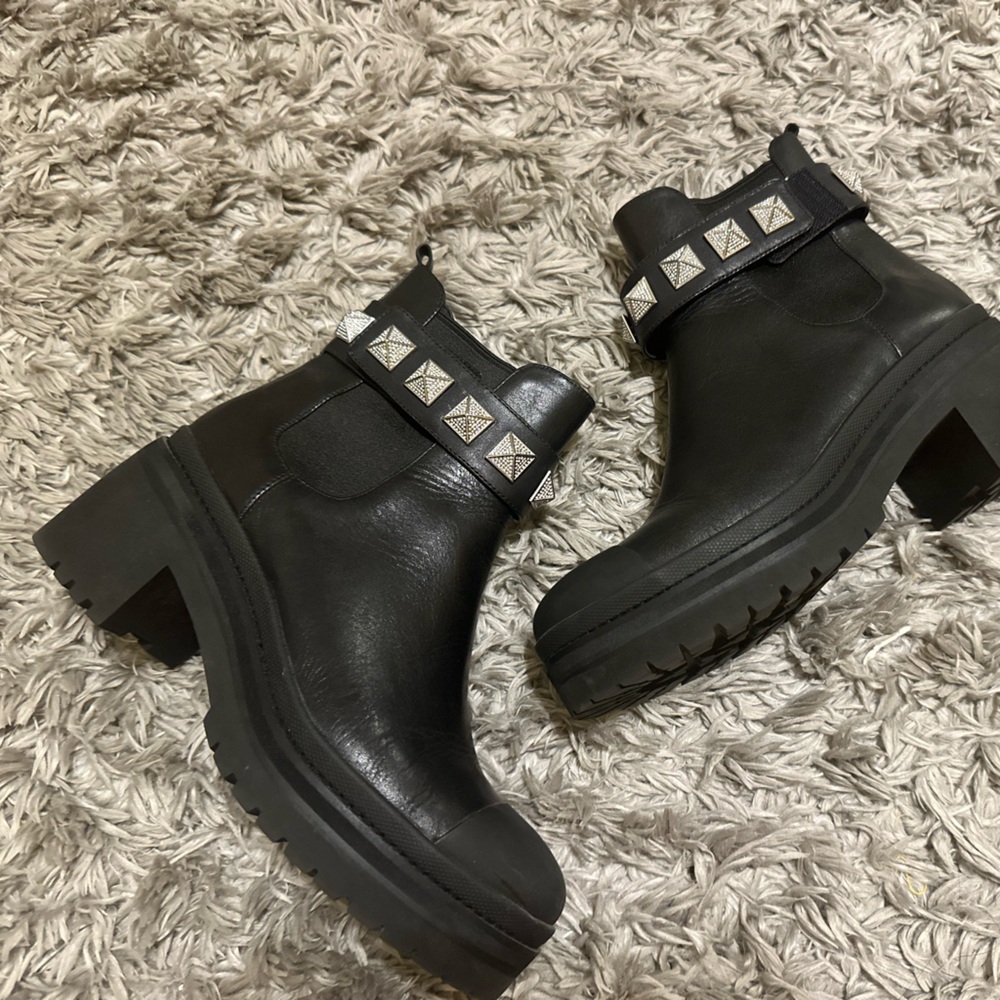 Michael Kors combat boots.